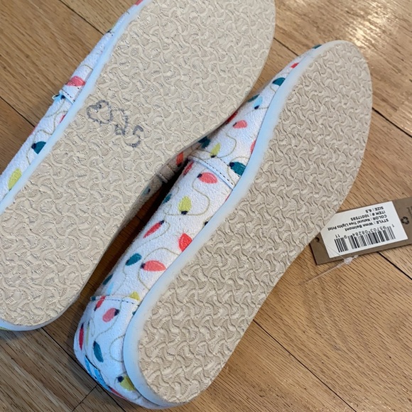NWT Christmas Light Toms 6.5 - Picture 3 of 3